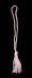 Soft Pink Chainette Bookmark Tassel