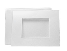 11" x 14" White Mat with 8" x 10" window