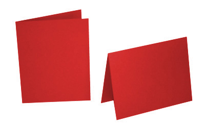 A2 - Red Blank Card and Envelope