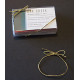 6" Metallic Gold Stretch Loop