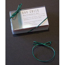 6" Metallic Green Elastic Stretch Loop