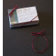 6" Metallic Red Elastic Stretch Loops