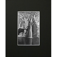 16" x 20" Black Mat Board w/ White Core - 8 1/2" x 11" Window