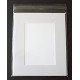 4x6 White Mat, Back and Bag Combo - 3x5 Window