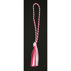 Candy Cane Striped Bookmark Tassel