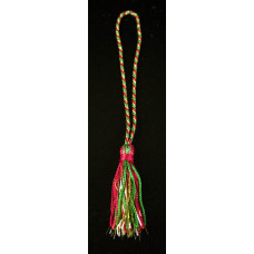 Christmas Tinsel Striped Bookmark Tassel