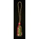 Christmas Tinsel Striped Bookmark Tassel