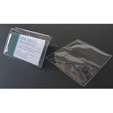 Clear Vinyl Business Card Holders