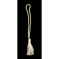 Cream Chainette Bookmark Tassel