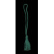 Dark Green Chainette Bookmark Tassel