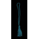 Deep Teal Chainette Bookmark Tassel