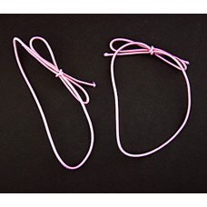 10" Matte Soft Pink Elastic Stretch Loop