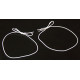 10" Matte White Stretch Loop