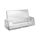 Horizontal Clear Acrylic Business Card Holder