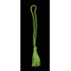 Lime Chainette Bookmark Tassels