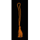 Orange Chainette Bookmark Tassel