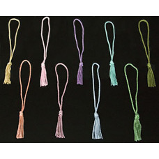 Pastels Set of Bookmark Tassels