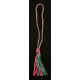 Christmas Striped Bookmark Tassel