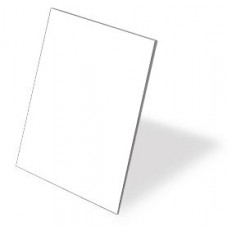 3" x 5" Blank Spanish White Mat Board