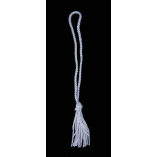 Silver Blue Chainette Bookmark Tassel