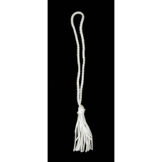White Chainette Bookmark Tassel