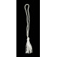 White Chainette Bookmark Tassel