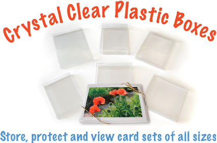 Crystal Clear Plastic boxes